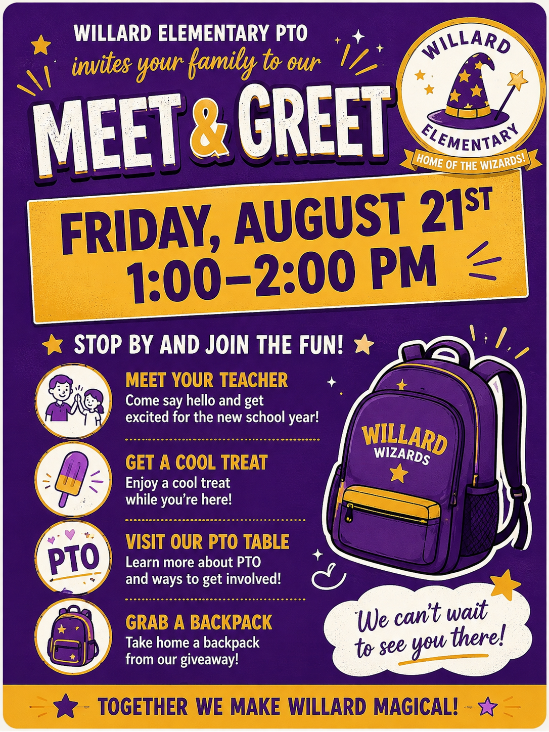 Meet and Greet flier